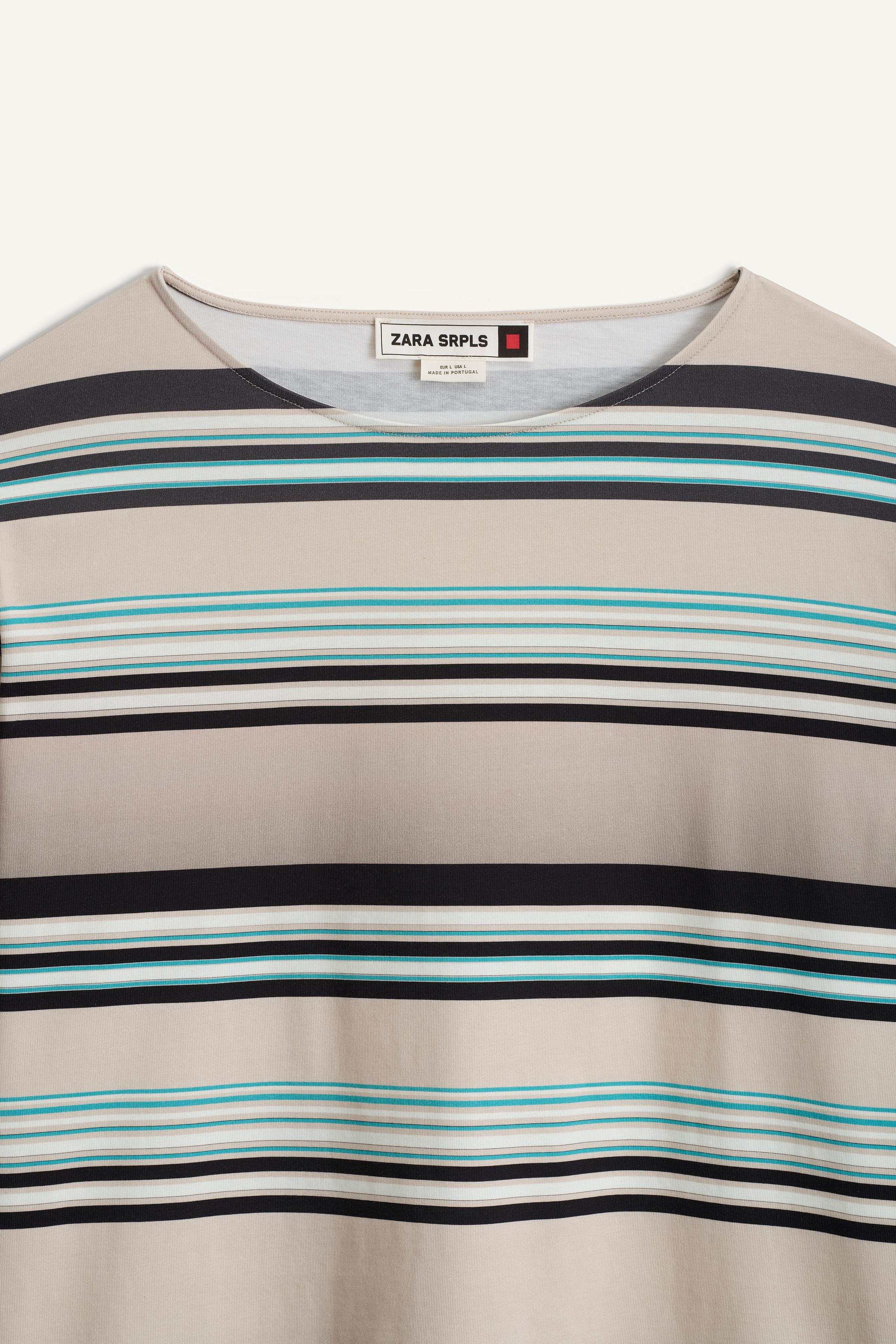Tシャツ・カットソー ZARA SRPLS STRPD TSHRT 14 6085/601 STRPD T-SHIRT 14 - striped | ZARA United States