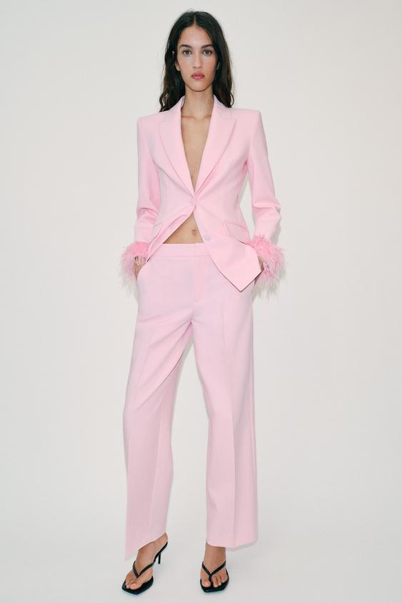 LOW-RISE STRAIGHT LEG PANTS SET from Zara - $79.90