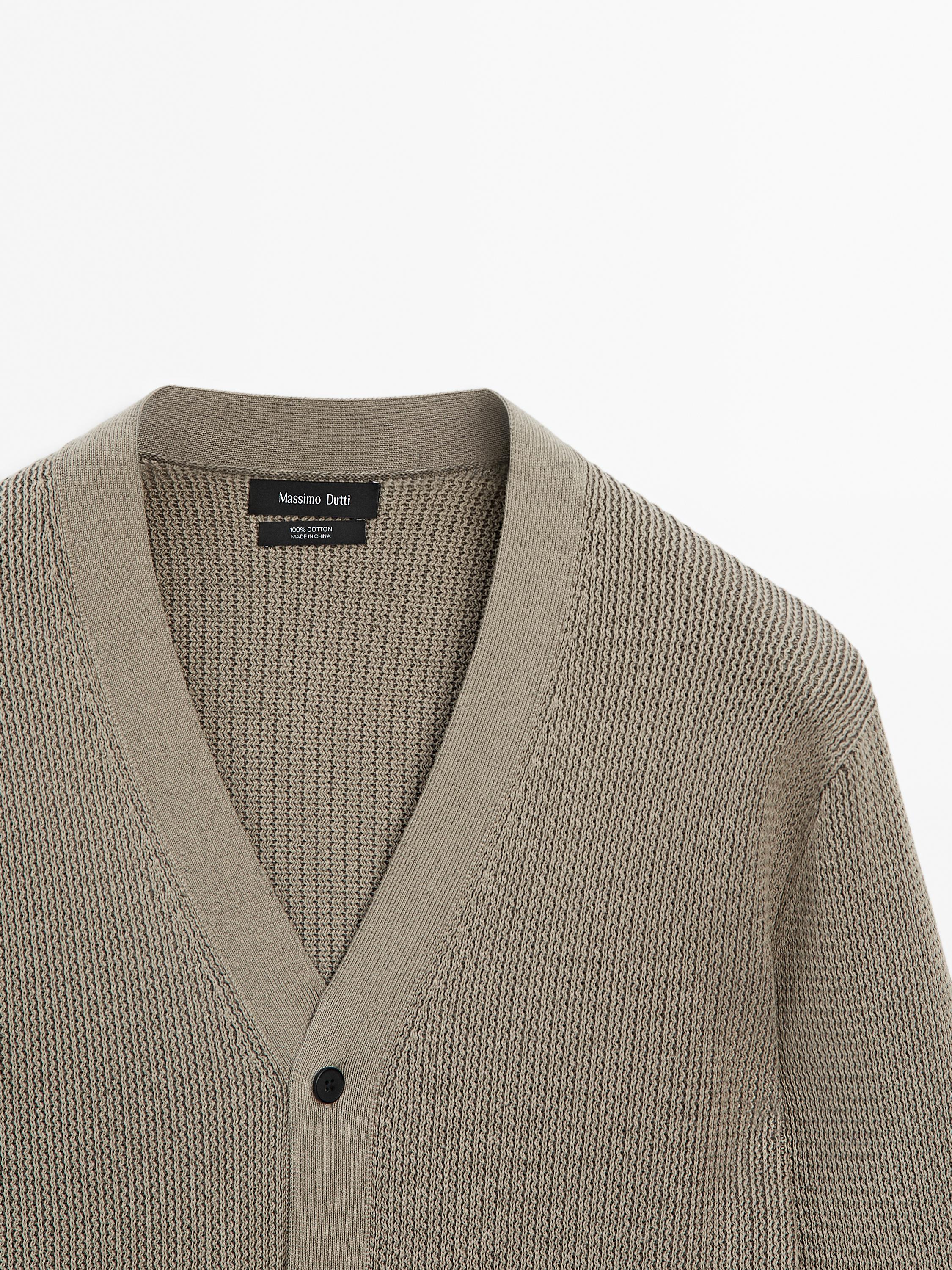 Cardigan 100 % coton
