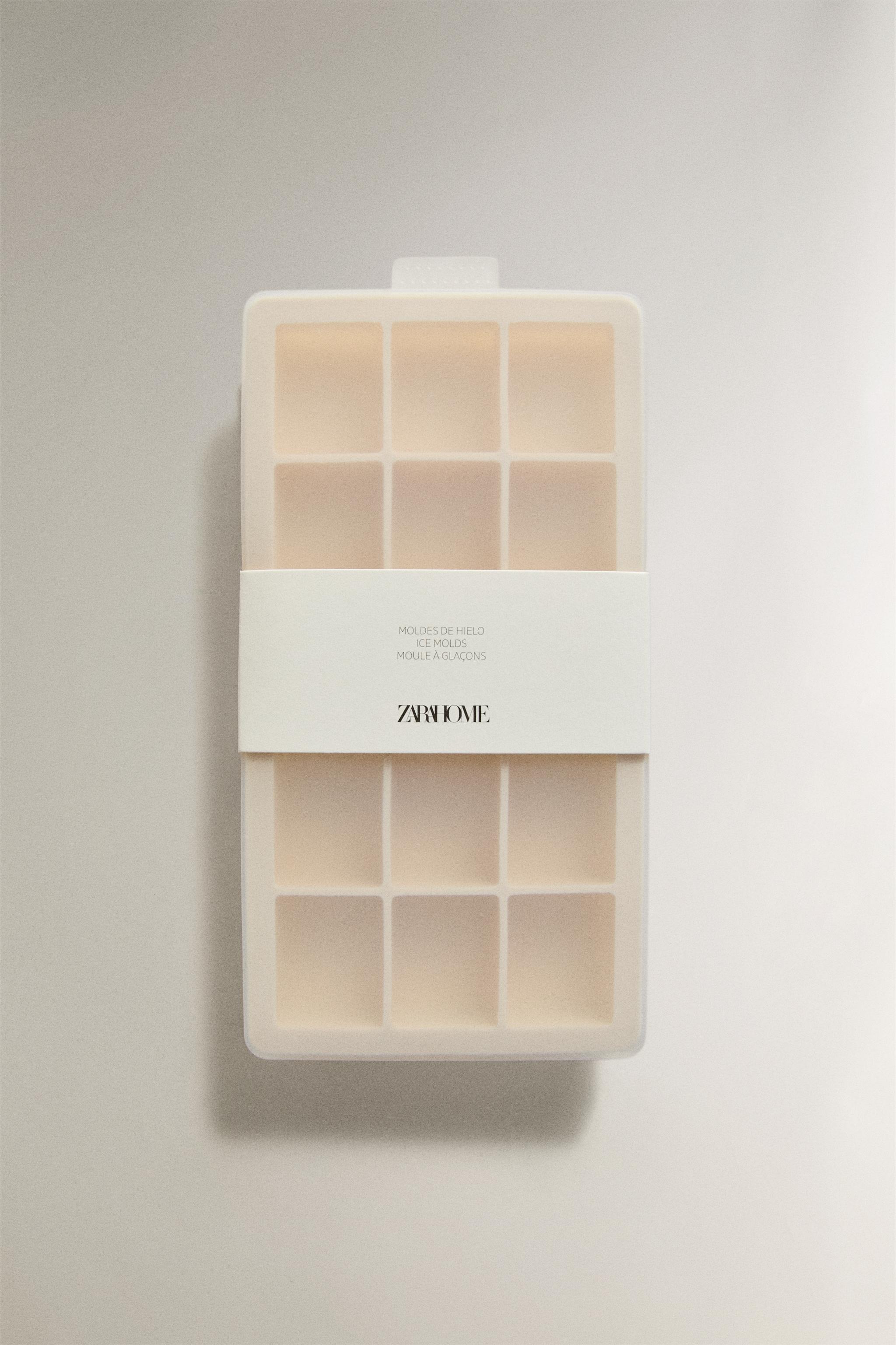 15-CUBE SILICONE ICE TRAY - Cream | ZARA Canada