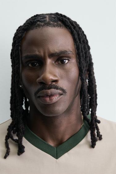 AMERICAN FOOTBALL PRINT T-SHIRT - Stone by Zara - Image 4