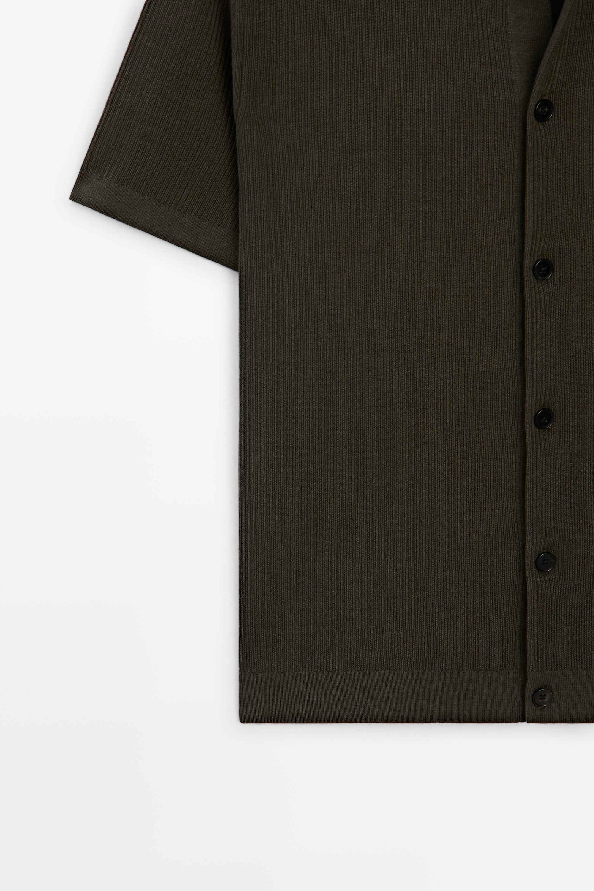 Cotton blend polo shirt with button detail
