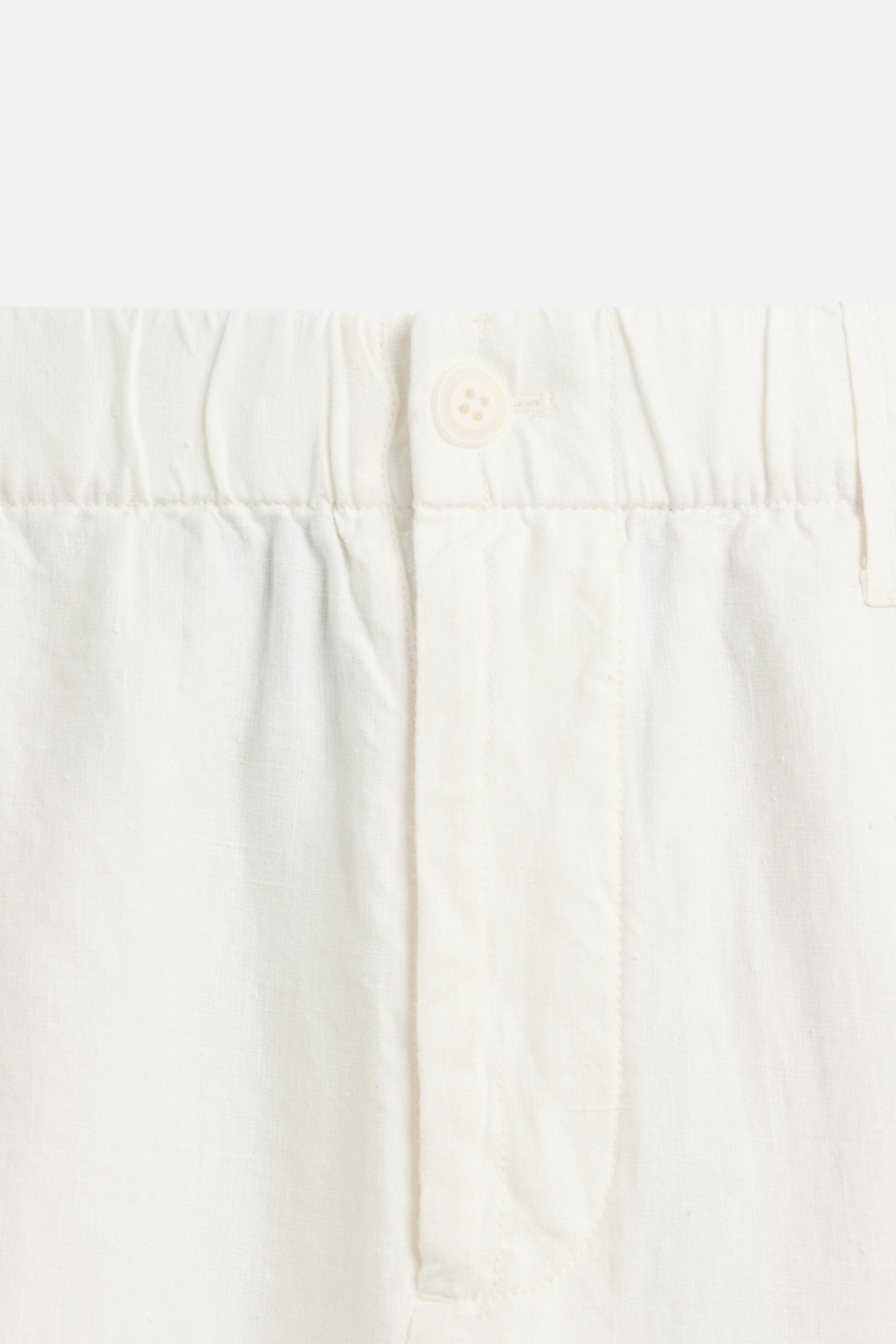 PANTALON COUPE DÉCONTRACTÉE 100 % CHANVRE