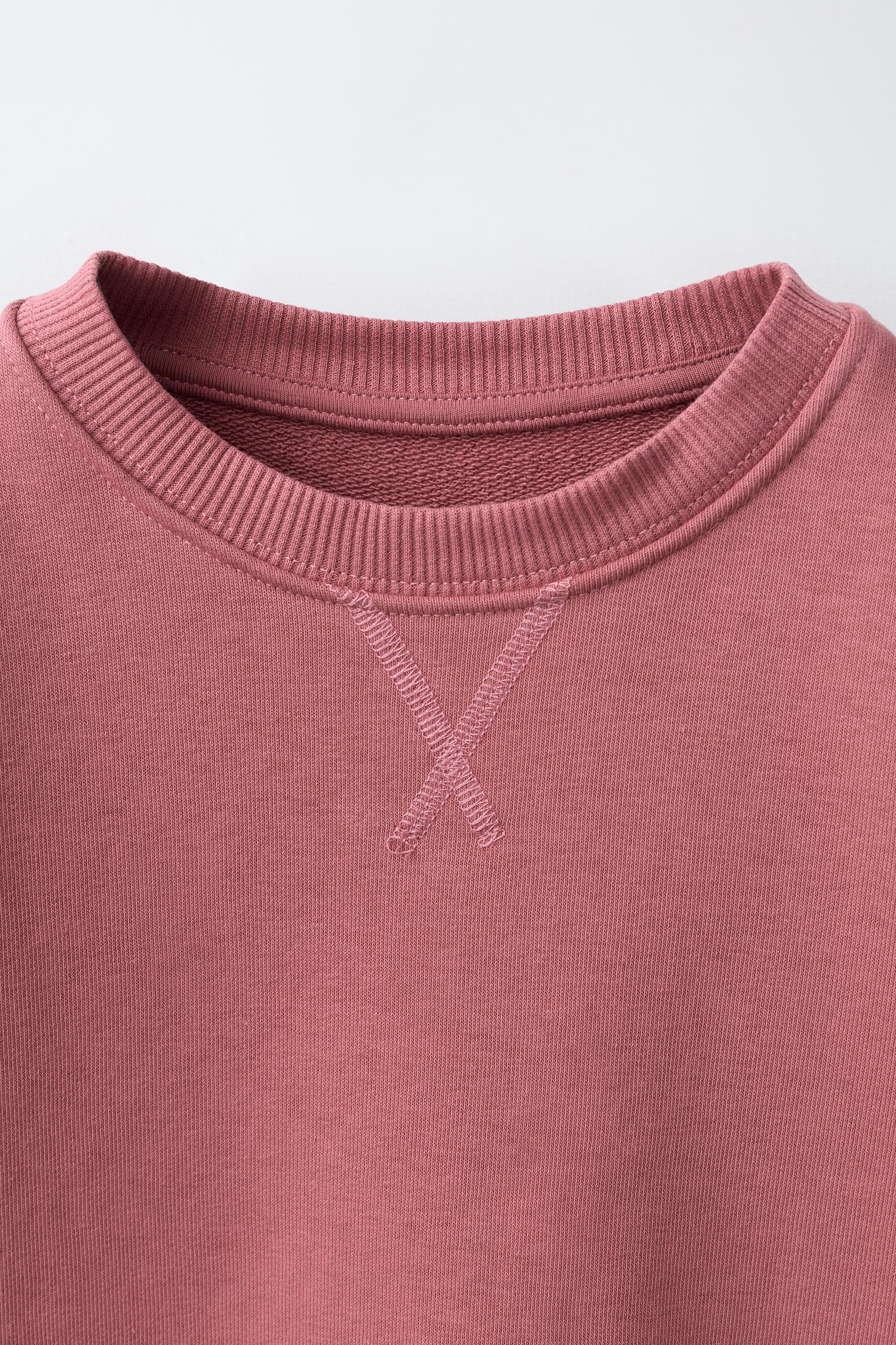 PLAIN SWEATSHIRT AND LEGGING SET