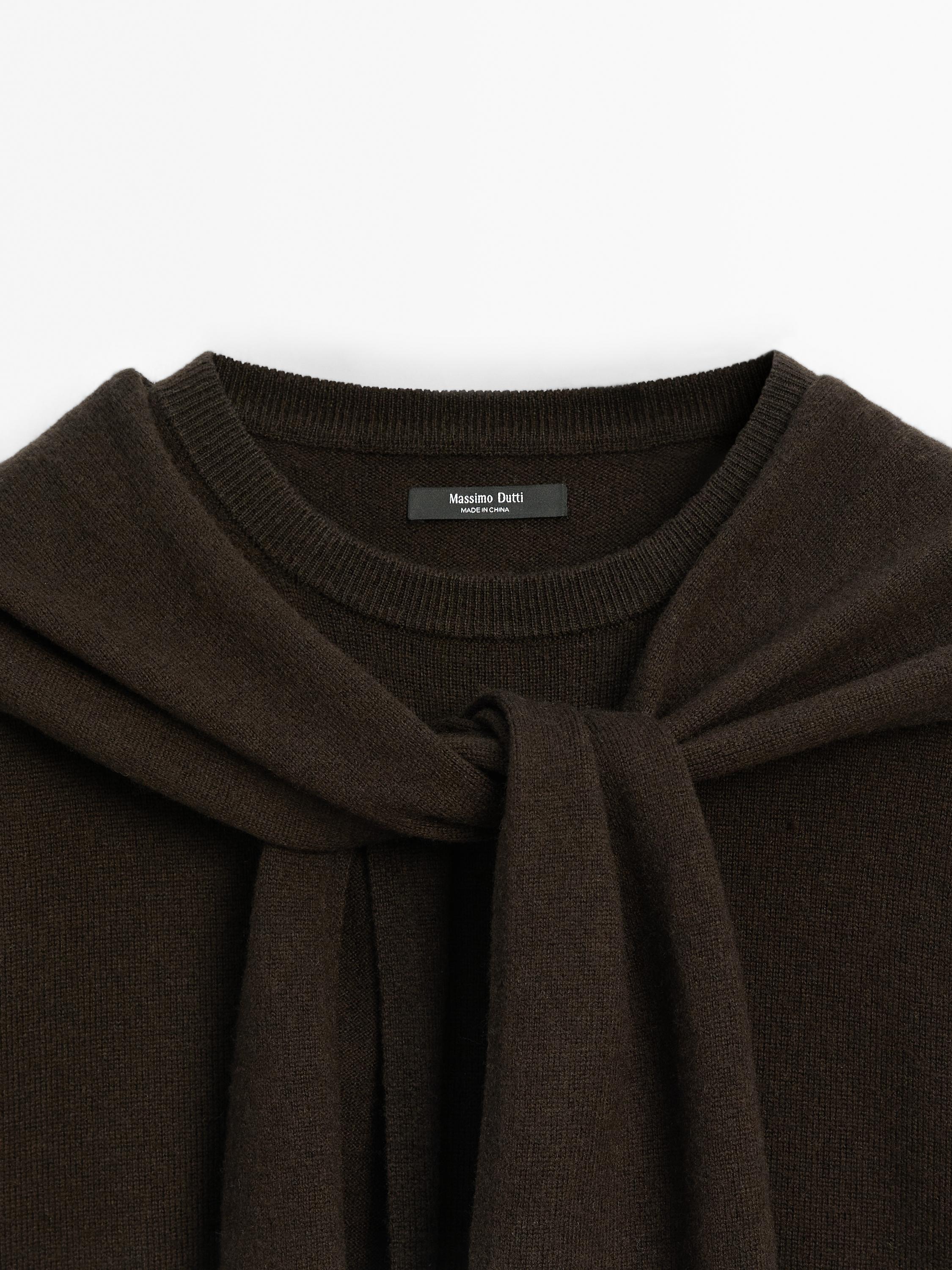 her lip to Multi-Way Wool-Blend Sweater