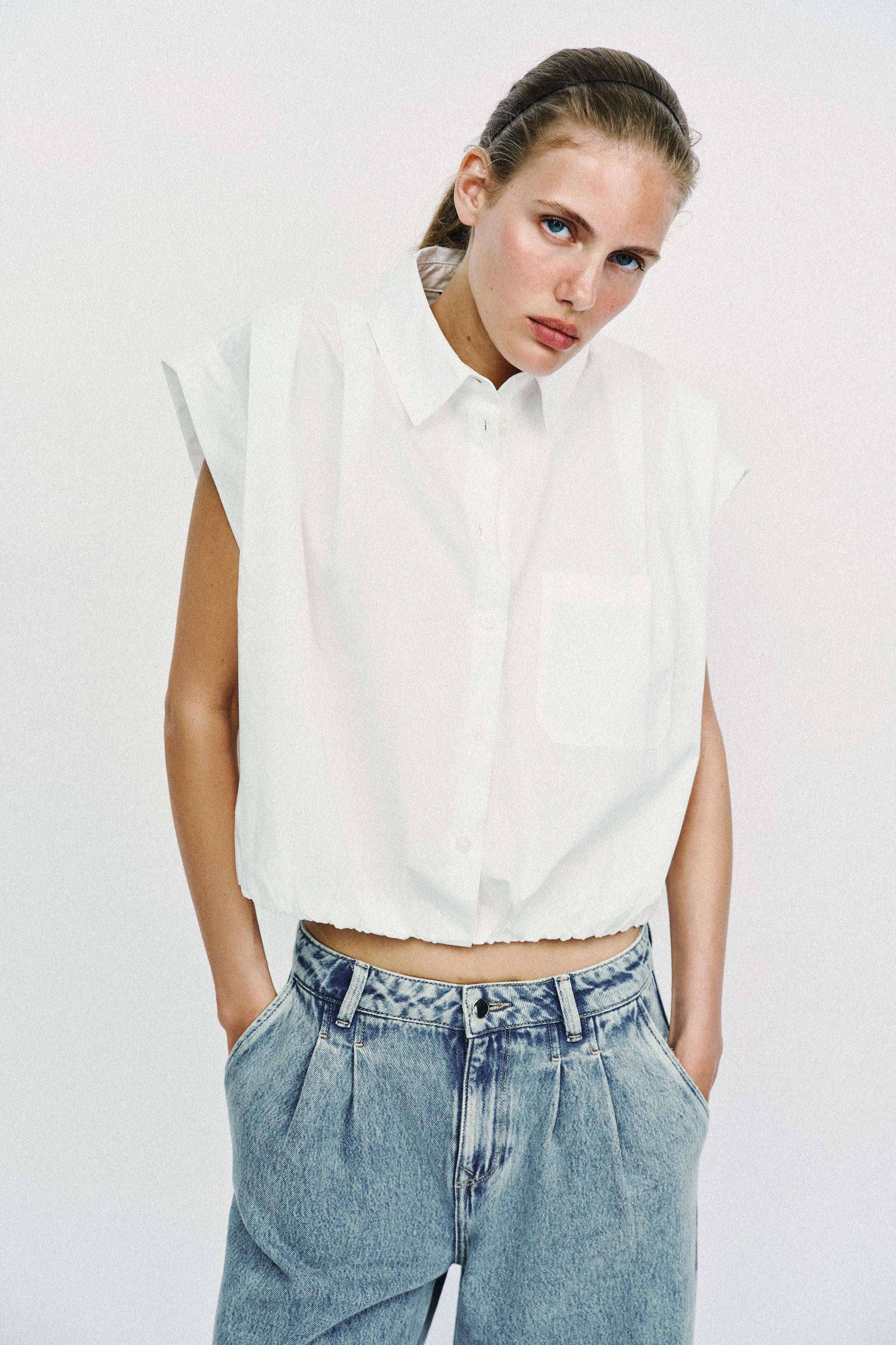 Z1975 WIDE LEG JEANS WITH DARTS