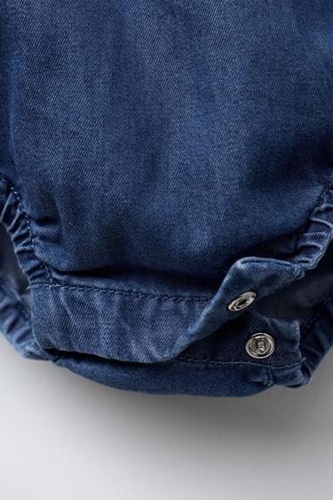 BODY EN DENIM - Bleu moyen de Zara - Image 3