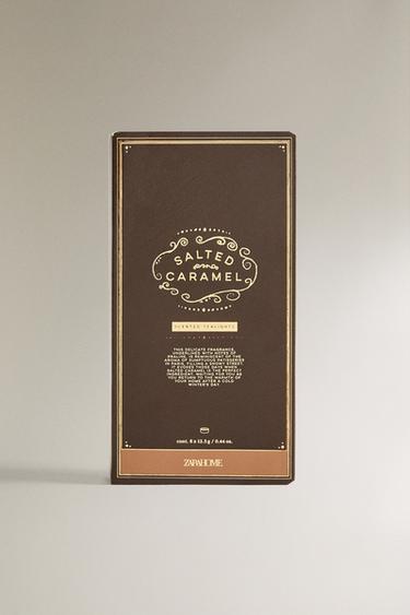 PACK DE BOUGIES PARFUMÉES CHAUFFE-PLAT SALTED CARAMEL (PACK DE 8) - Crème de Zara - Image 3