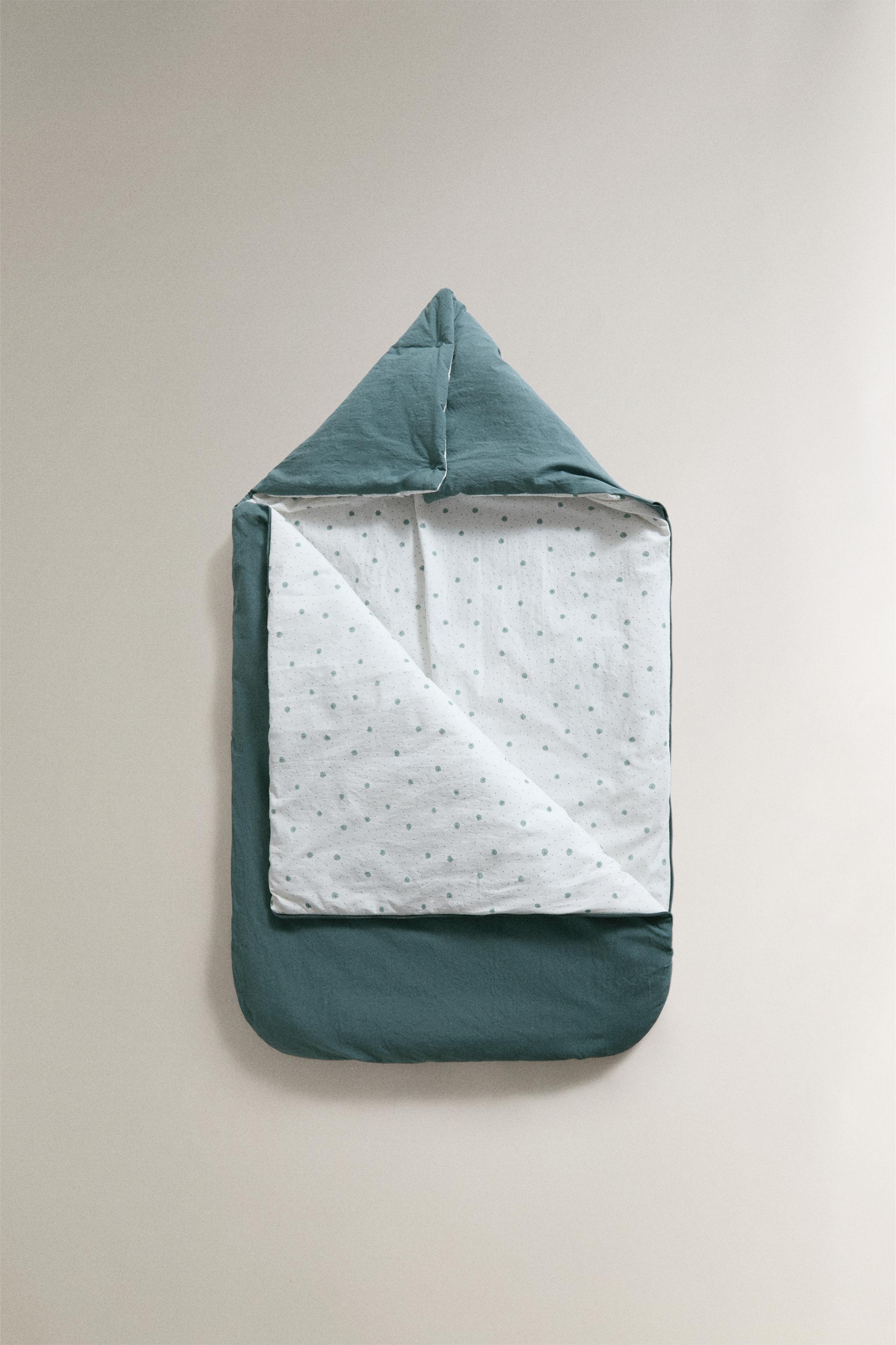 Zara COTTON LEAF CARRYCOT BABY WRAP — фото 3