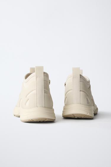 BASKETS MONTANTES CHAUSSETTES - Blanc de Zara - Image 5