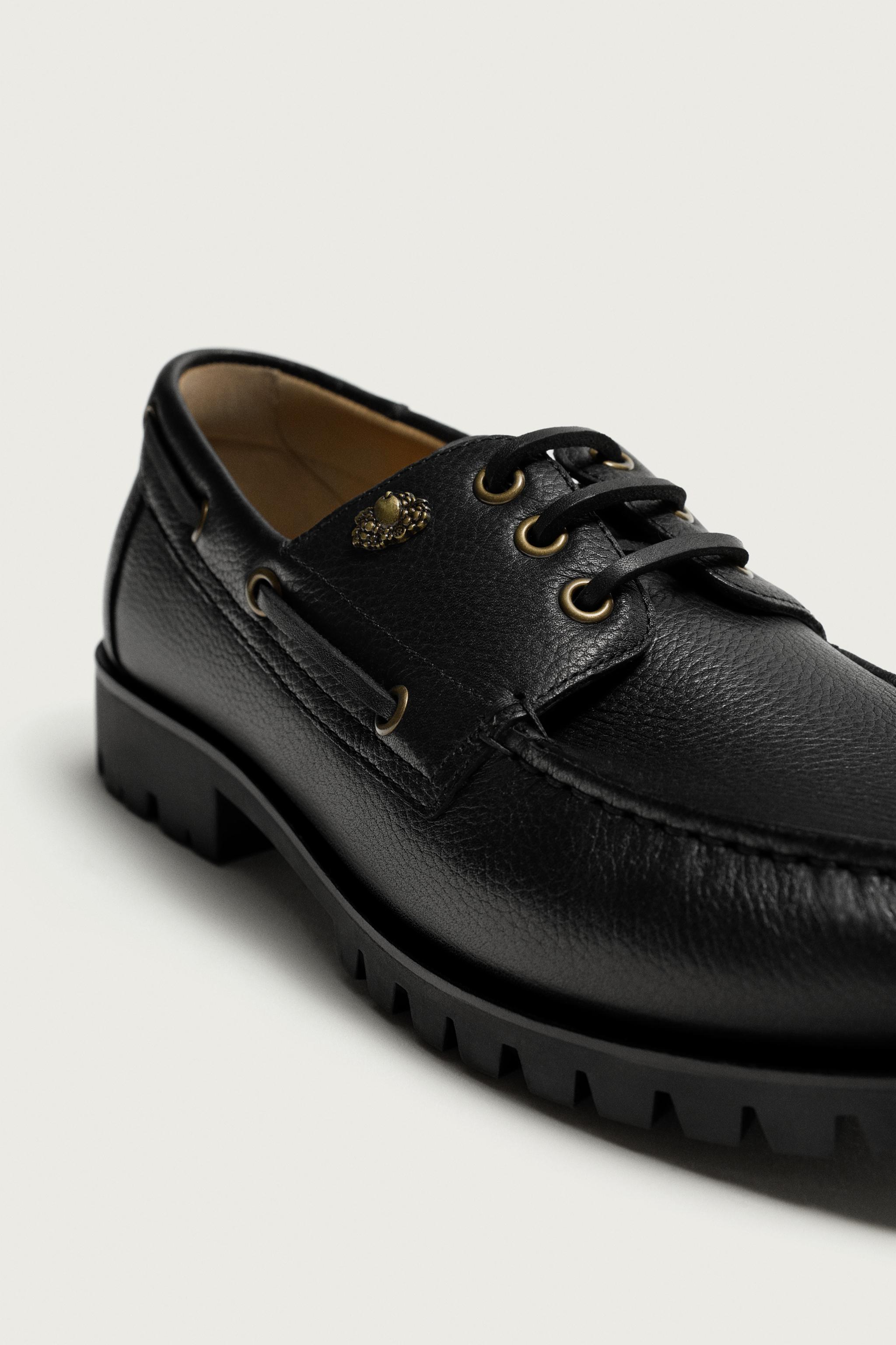 CHAUSSURES BATEAU EN CUIR FRUIT OF THE LOOM™