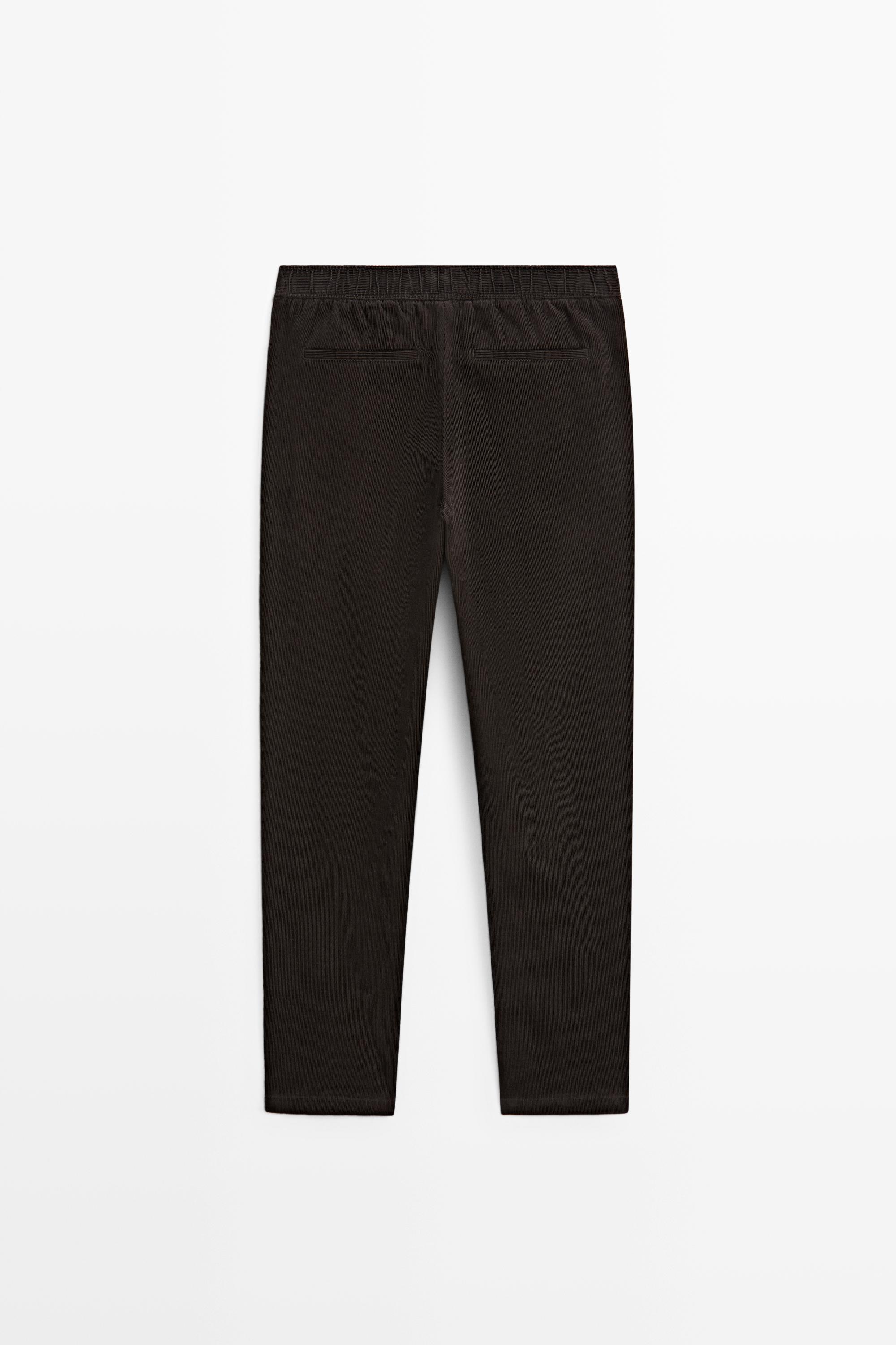 Pantalon de jogging en velours côtelé