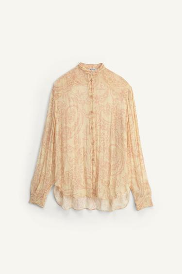 PRINTED BLOUSE - LIMITED EDITION - Printed by Zara