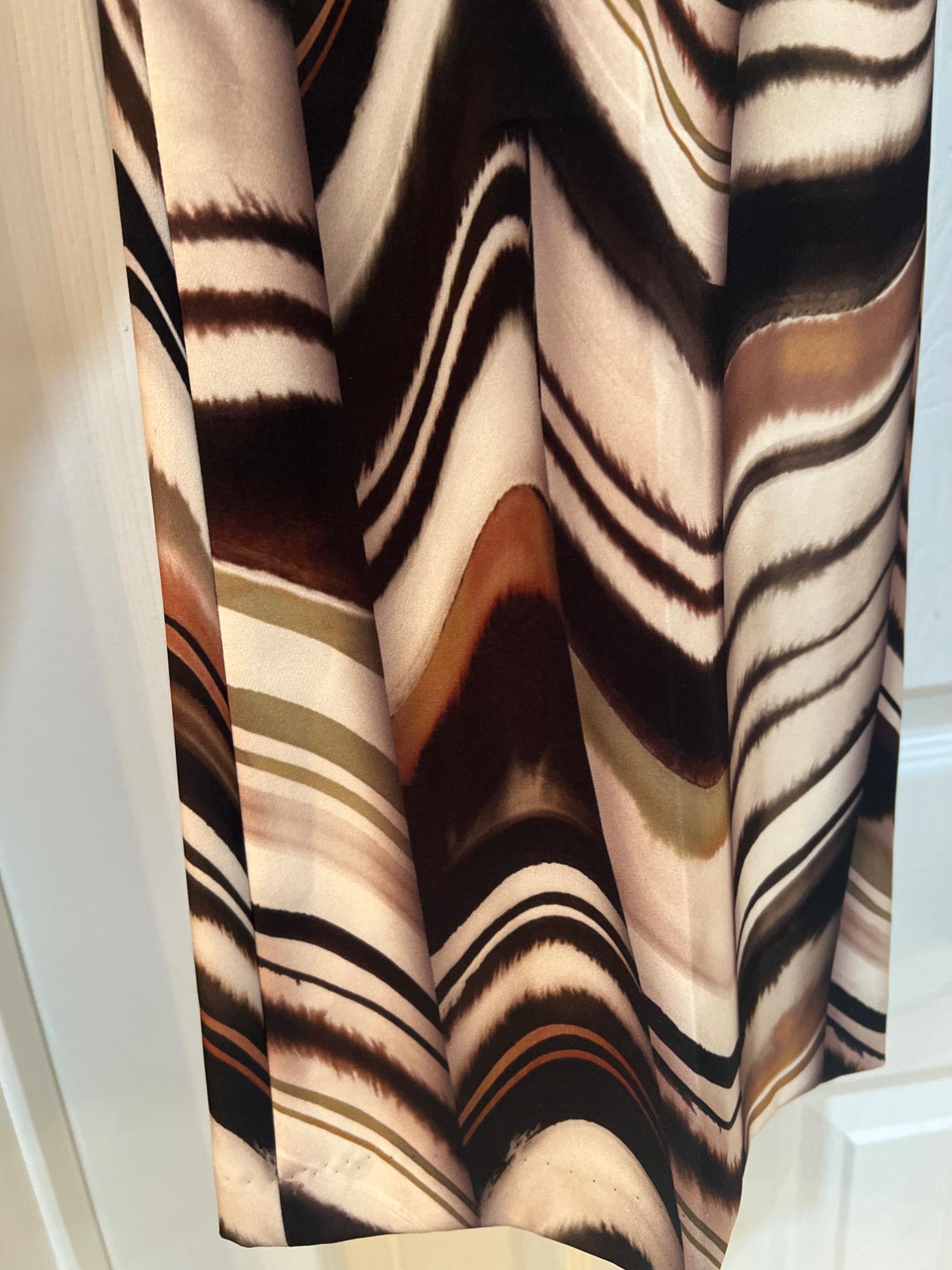 PRINTED FLARED PANTS