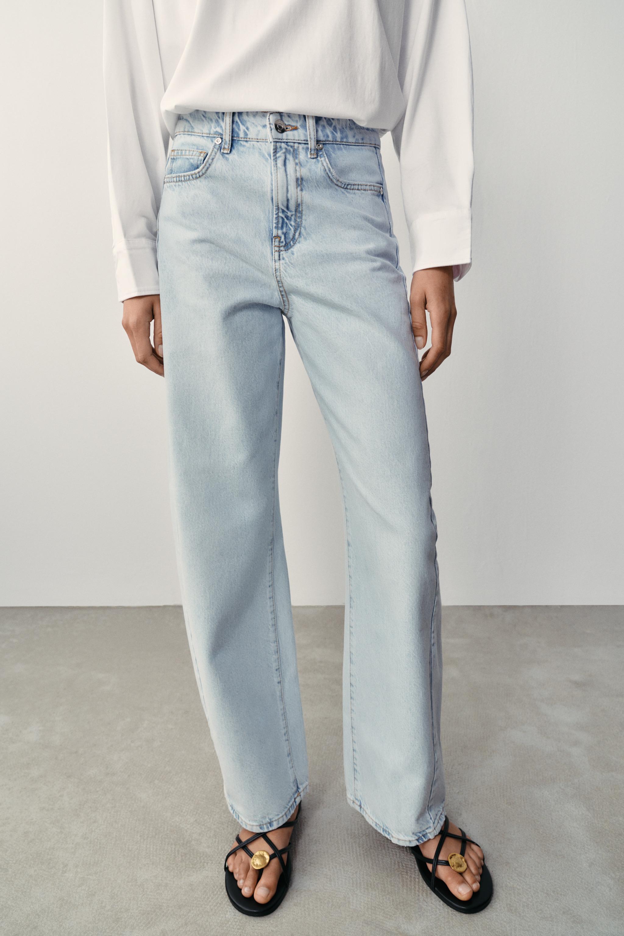 Zara Z1975 Yüksek Bel Barrel Jean görsel 2