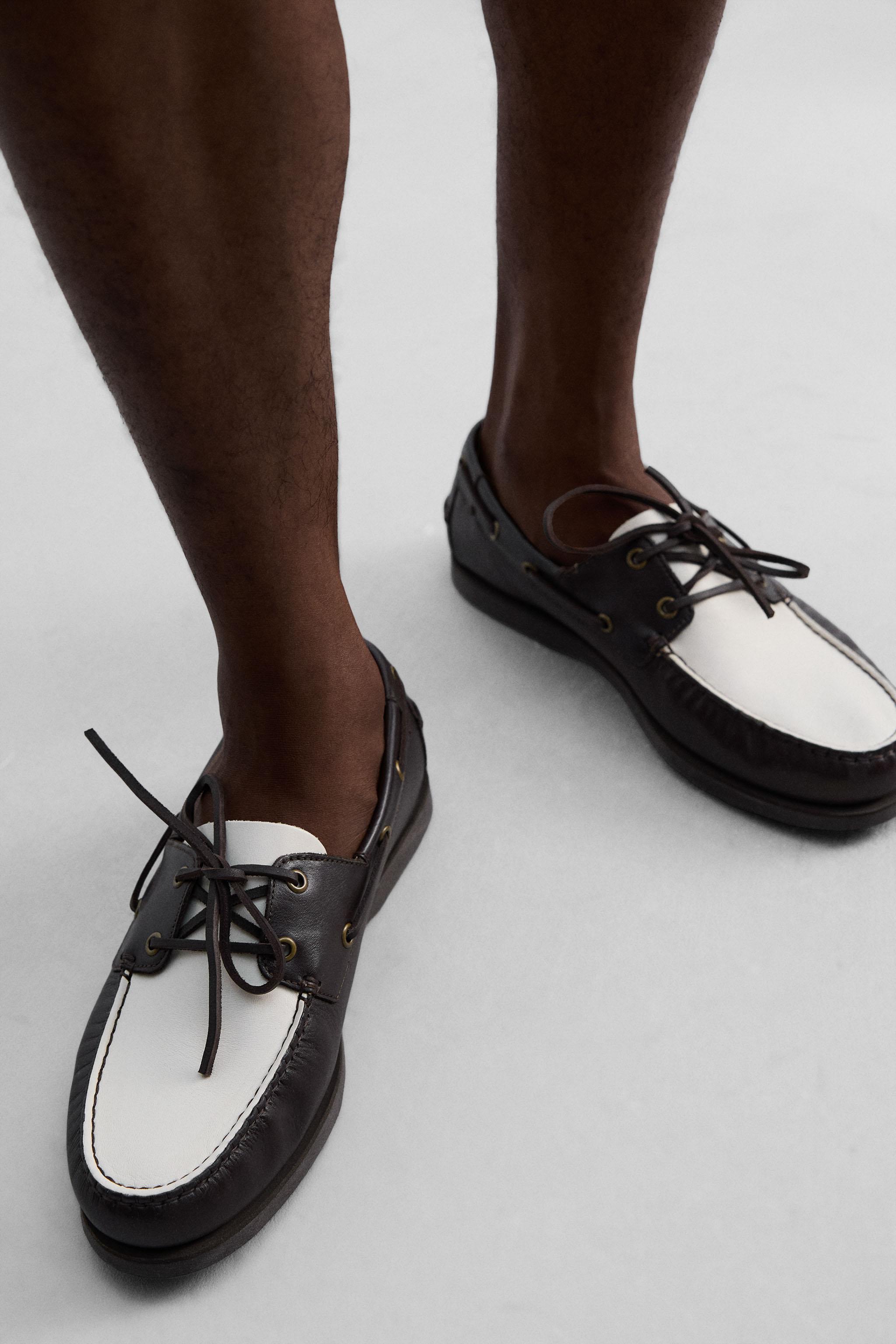 CHAUSSURES BATEAU EN CUIR