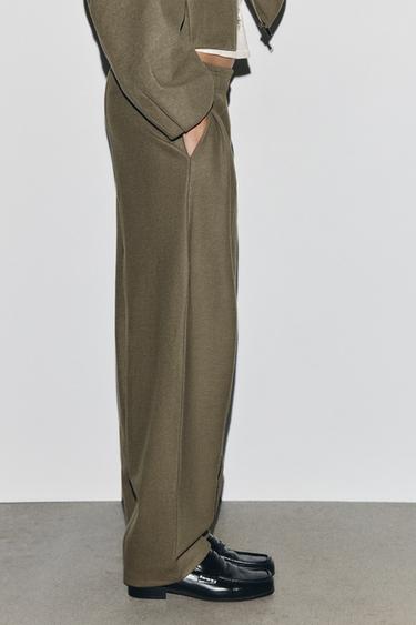 PANTALON DROIT SOFT - Kaki de Zara - Image 3