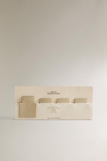 MARQUE-PAGES MAGNÉTIQUES (LOT DE 4) - Écru de Zara - Image 4