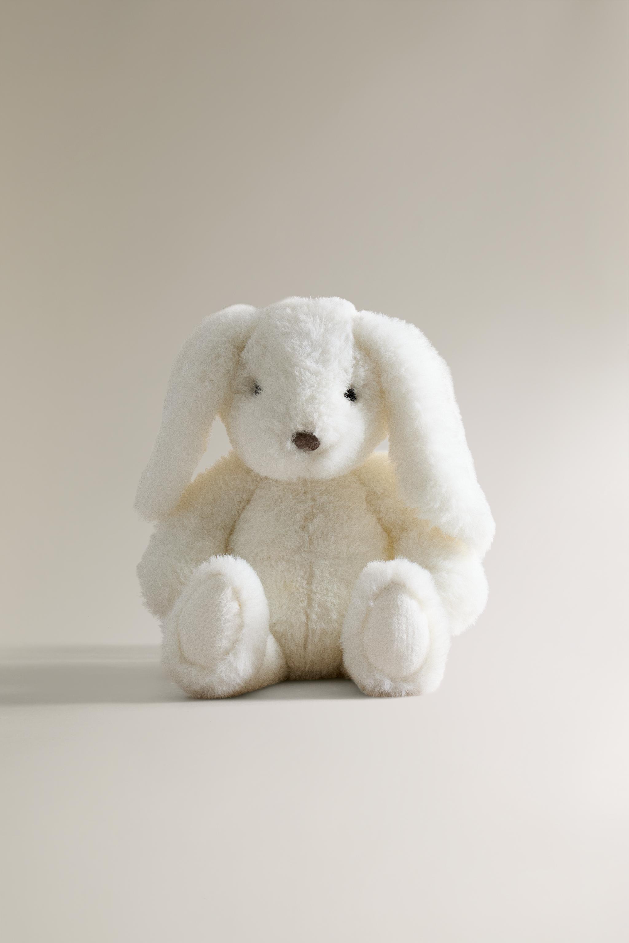 Детские мягкие игрушки Zara KIDS' WHITE BUNNY PLUSH TOY — фото 2