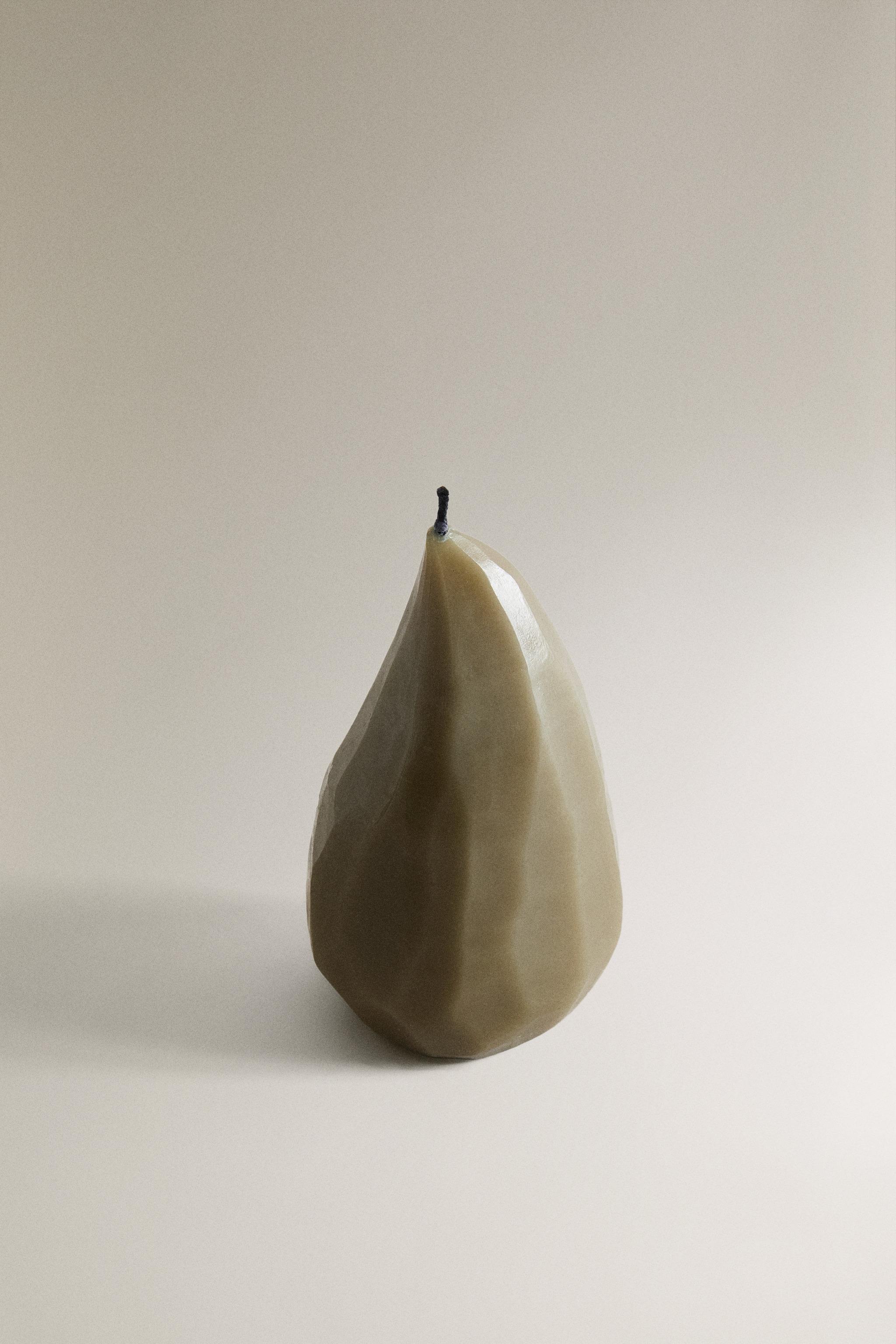 GREEN DROP DECORATIVE CANDLE — Green