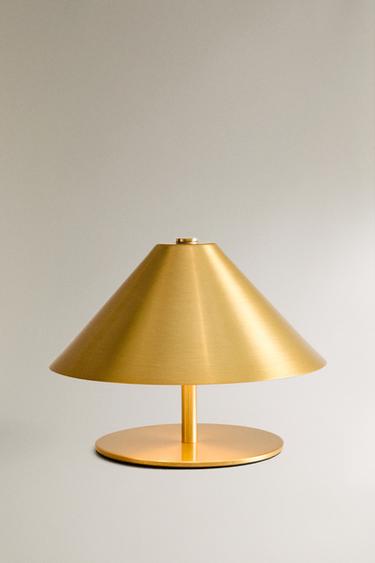 CORDLESS METAL TABLE LAMP — Gold 2
