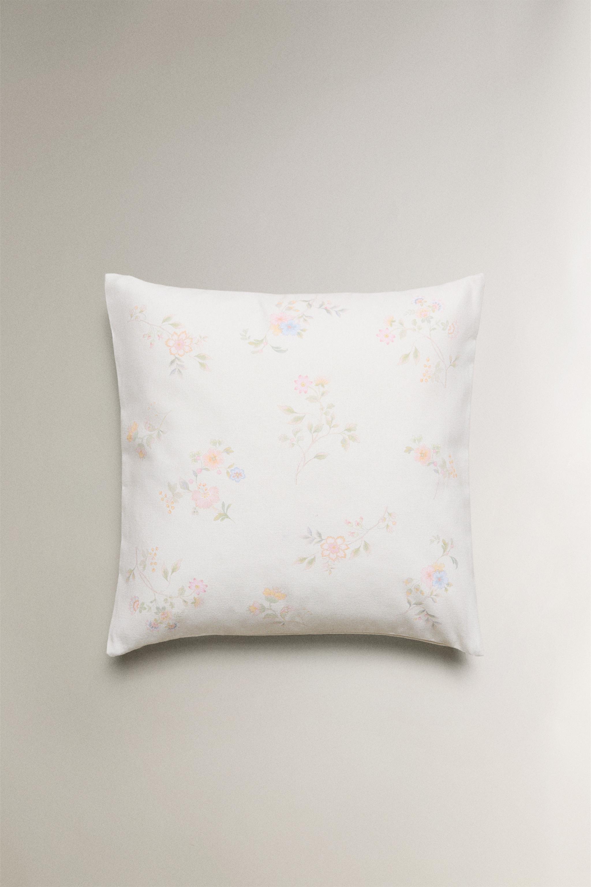 HOUSSE DE COUSSIN IMPRIMÉ FLORAL