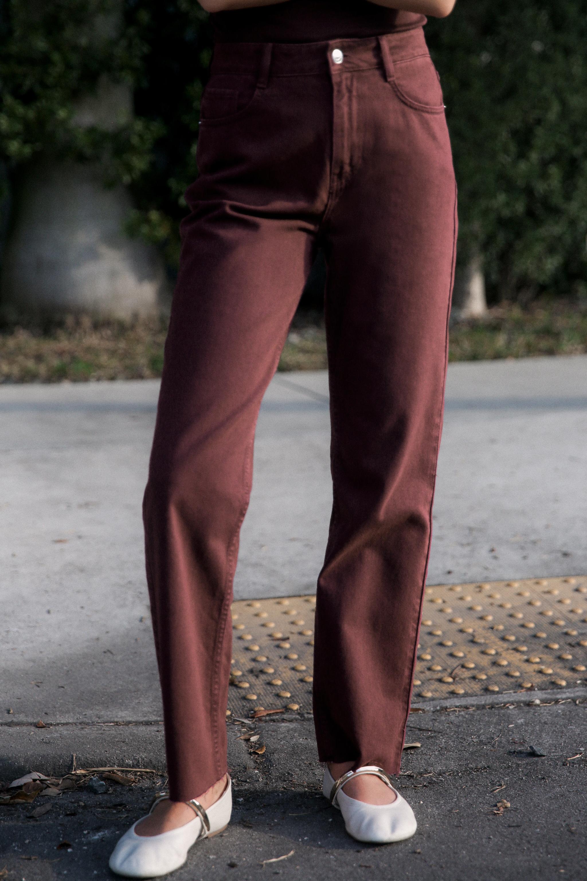 Z1975 HIGH WAIST STRAIGHT LEG JEANS - Indigo | ZARA United