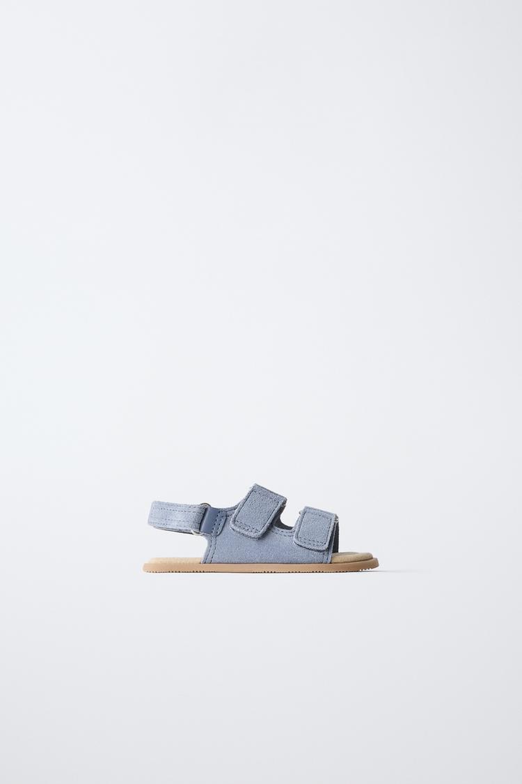 Sandalias de cuero de doble correa estilo barefoot 2