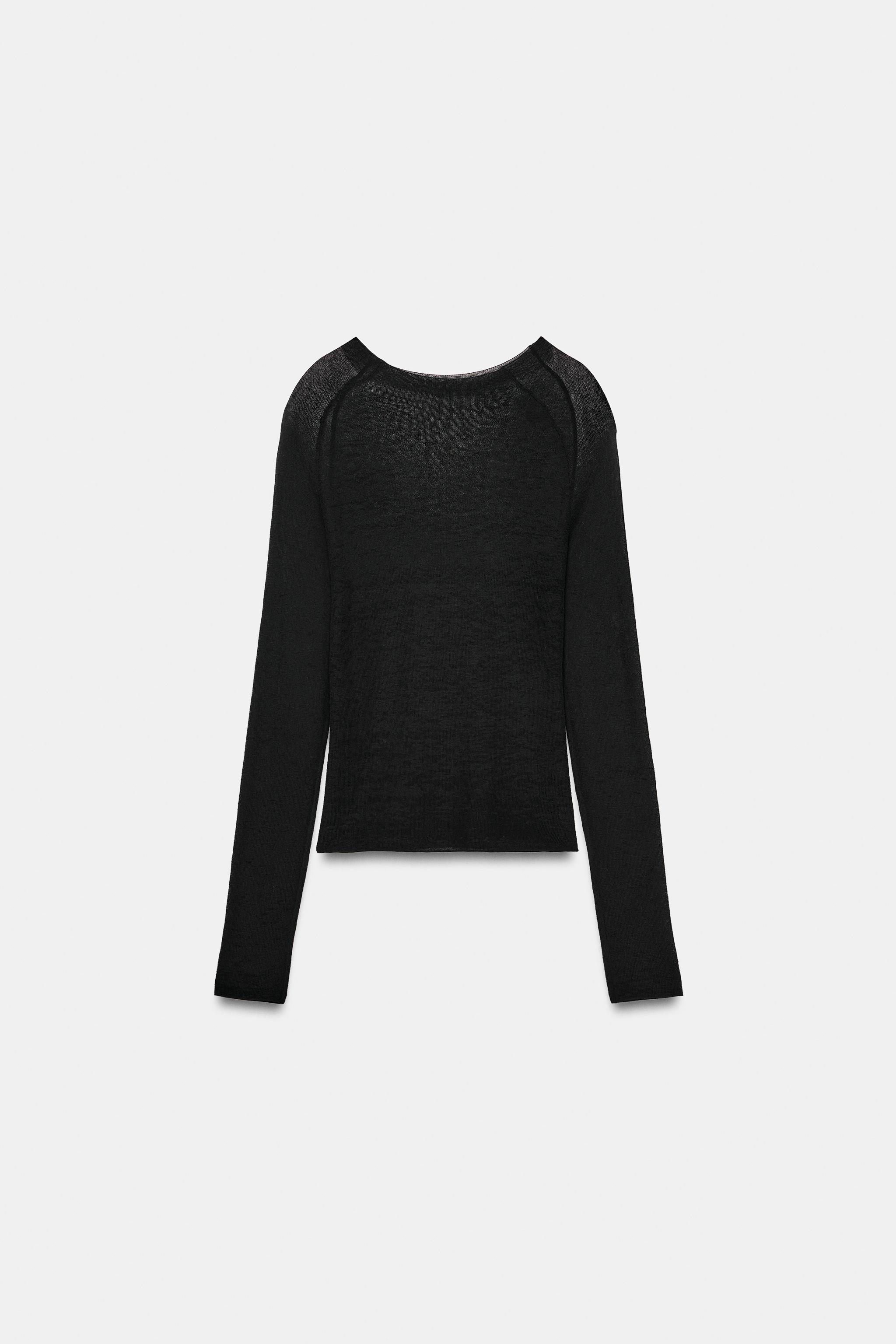 FINE-KNIT TOP