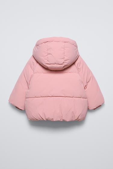 VESTE MATELASSÉE À CAPUCHE - Rose de Zara - Image 1