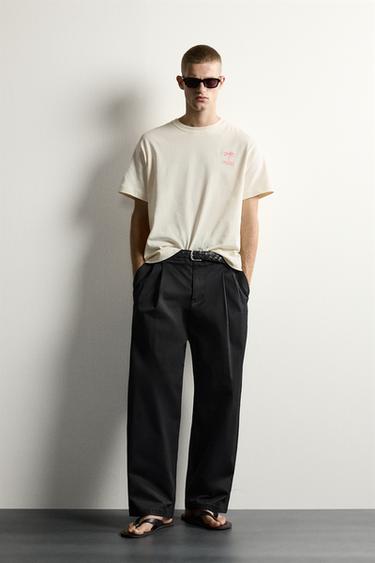 MIAMI PATCH RELAXED FIT T-SHIRT - White by Zara