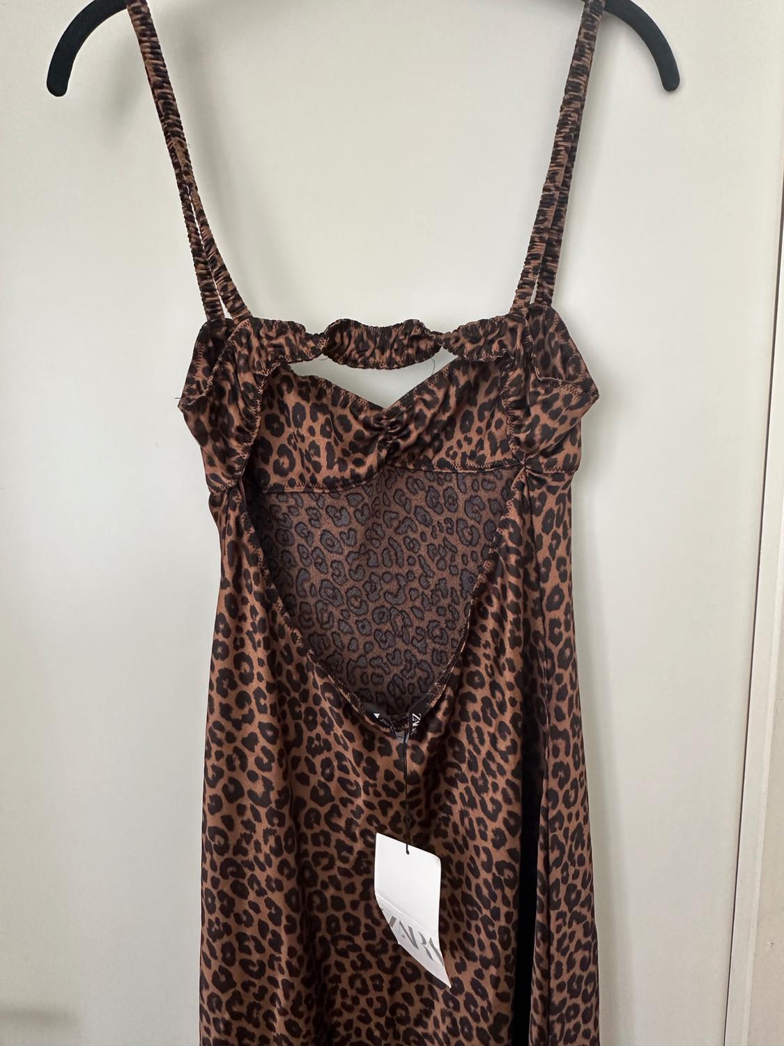 SATIN MIDI SLIP DRESS - Image 4