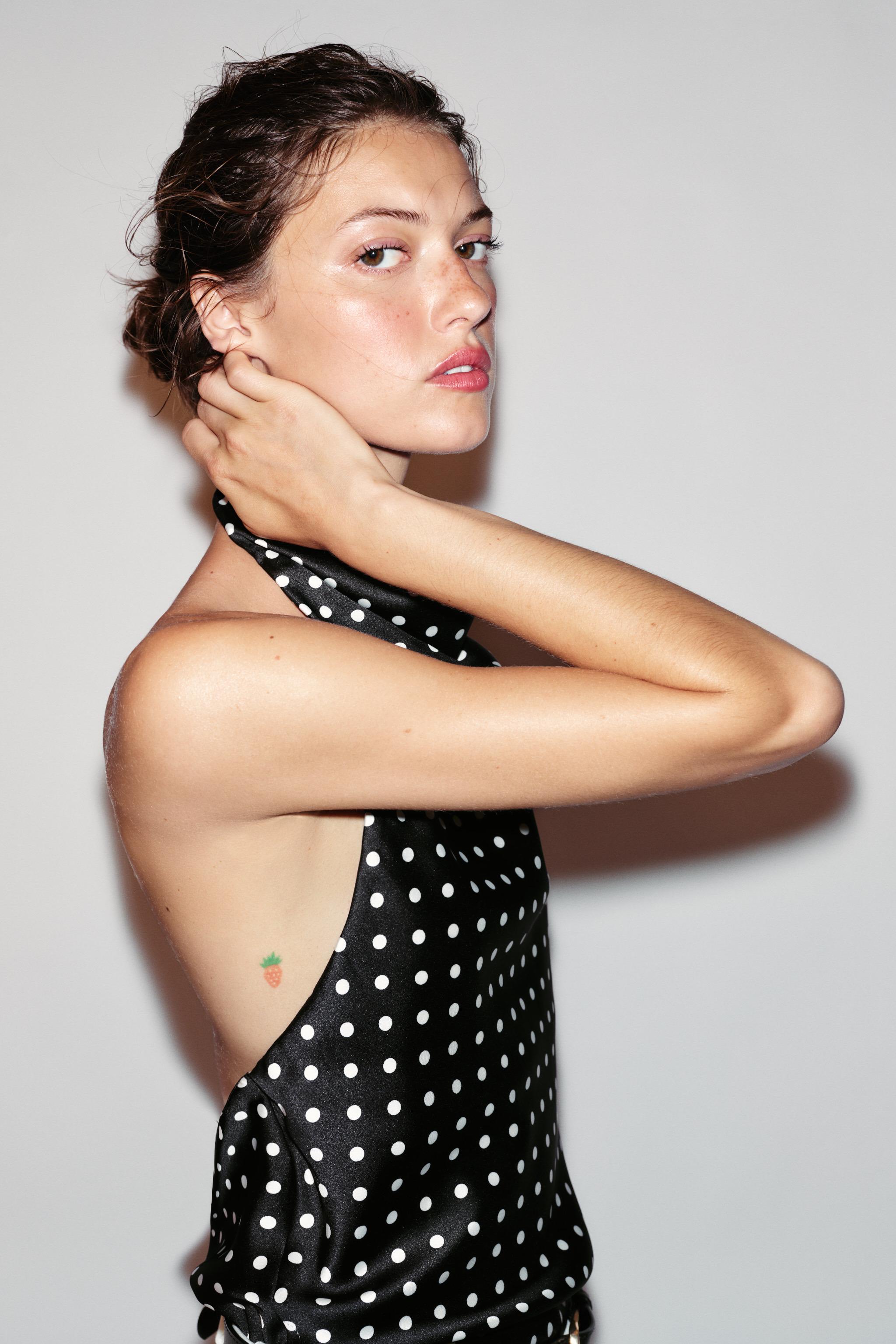 SATIN HALTER TOP - thumbnail 10