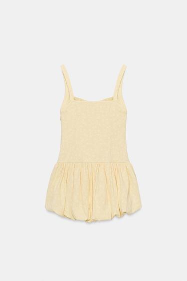 MINI BUBBLE TEXTURED DRESS - Vanilla by Zara - Image 7