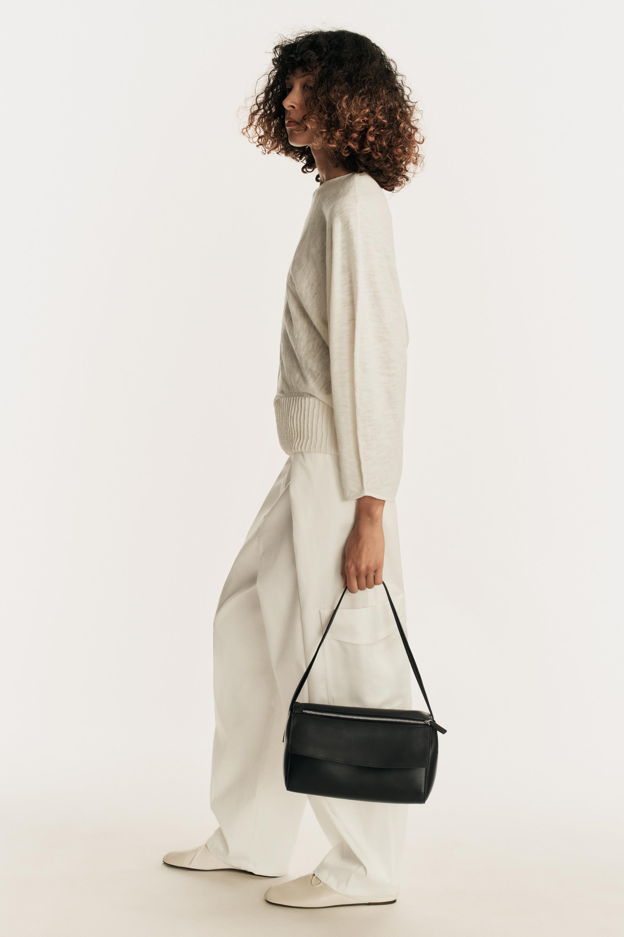 Женские свитеры Zara VOLUME SLEEVE KNIT JUMPER — фото 5