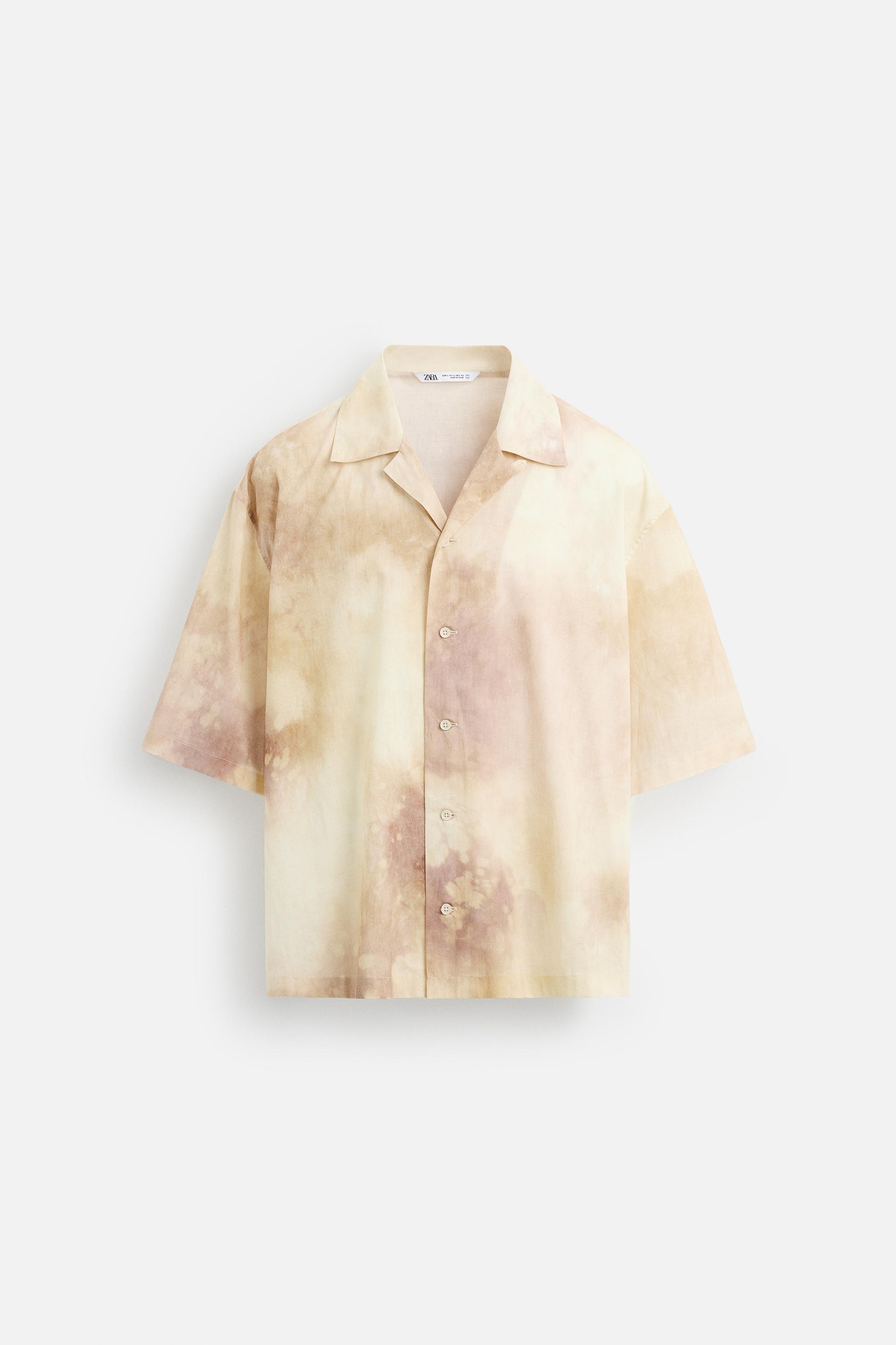 アブストラクト プリント シャツ - マルチカラ― | ZARA Japan / 日本