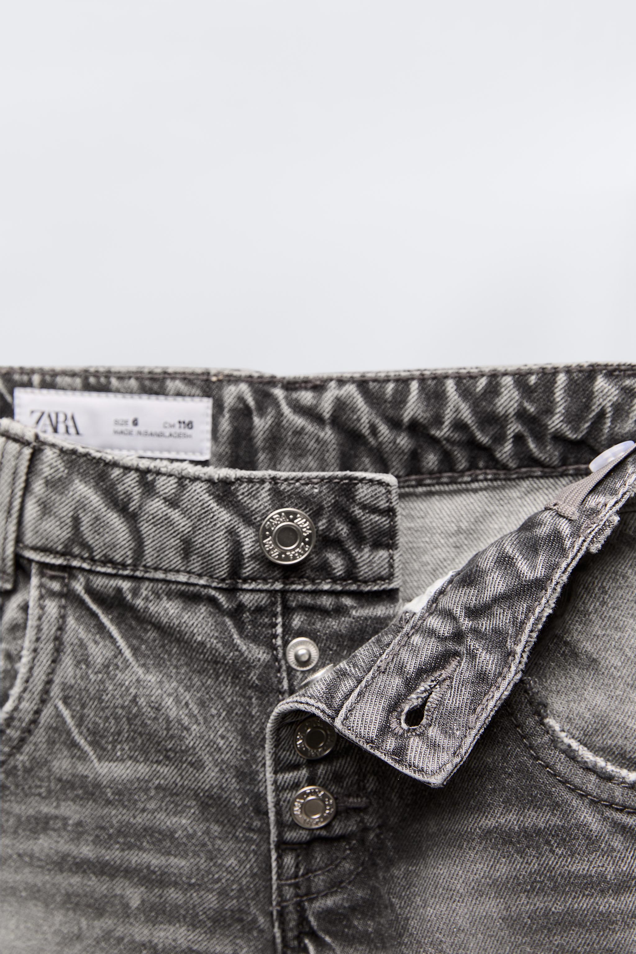 RIPPED STRAIGHT-LEG JEANS - Blue | ZARA New Zealand RIPPED STRAIGHT-LEG JEANS - Blue | ZARA New Zealand