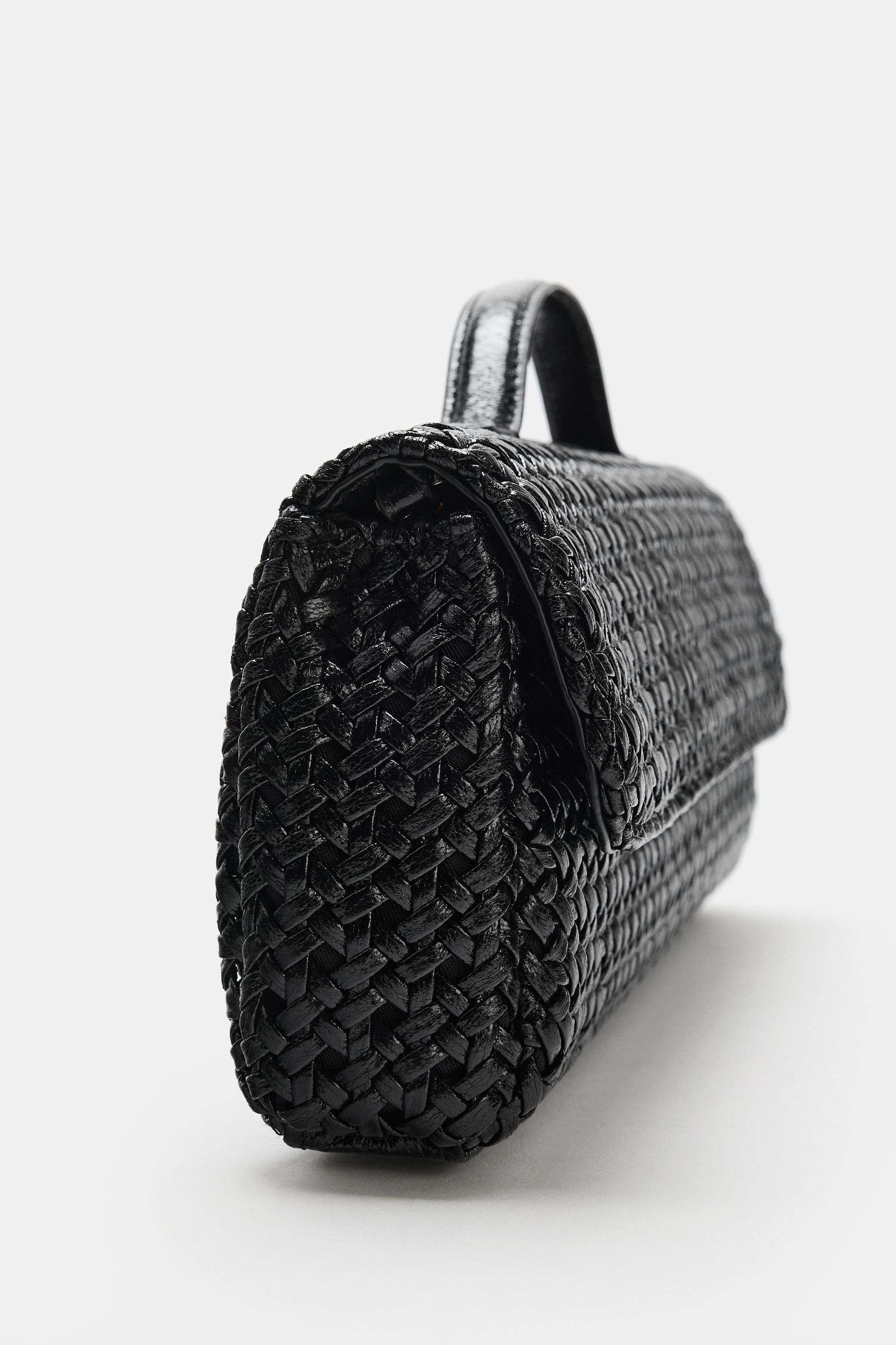 Женские сумки Zara WOVEN ENVELOPE — фото 3