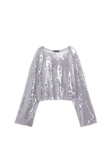SEQUINNED TOP