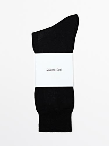 Calcetines vestir lisos - Negro de Zara - Imagen 0