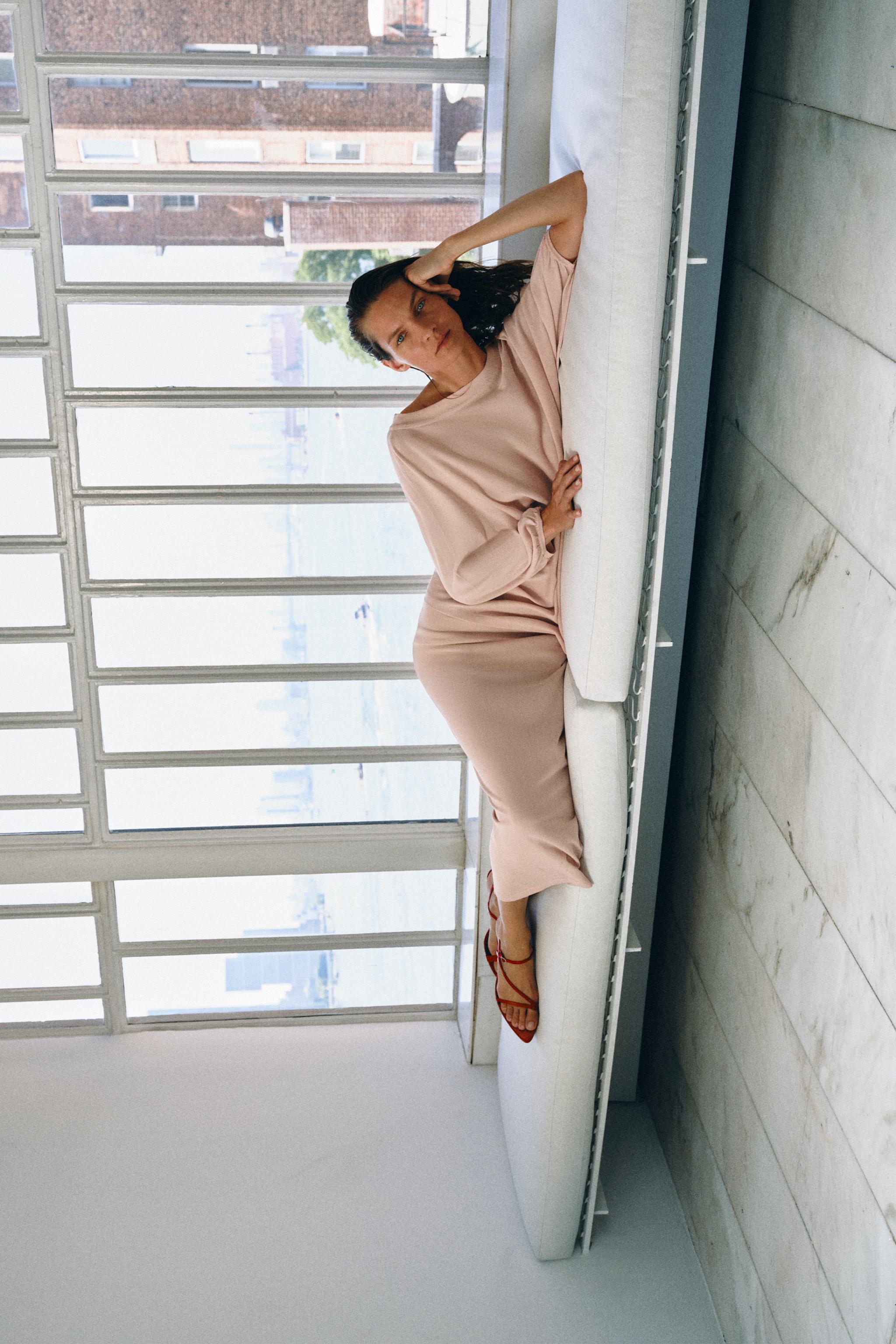 OVERSIZED KNIT TOP - Beige-pink | ZARA United States
