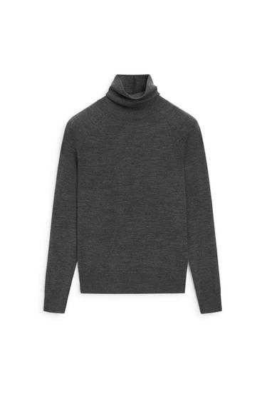 100% wool button-detail knit sweater - LIMITED EDITION — Mid-gray 2