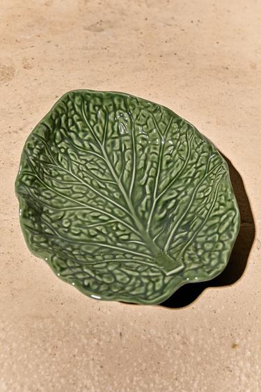 CABBAGE STONEWARE SERVING DISH - Green by Zara - Image 5