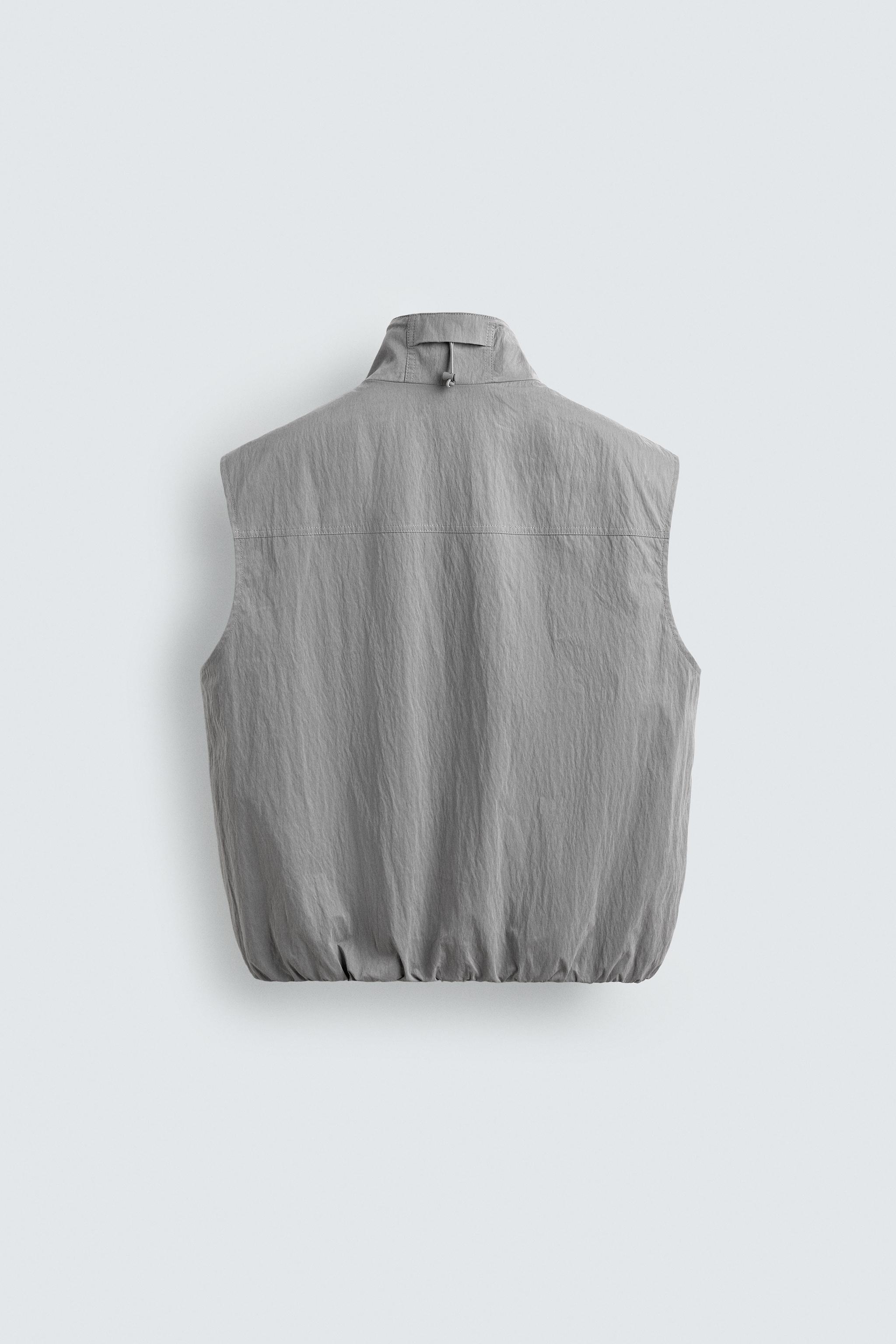 リラックステクニカルベスト - グレー/ブルー | ZARA Japan / 日本
