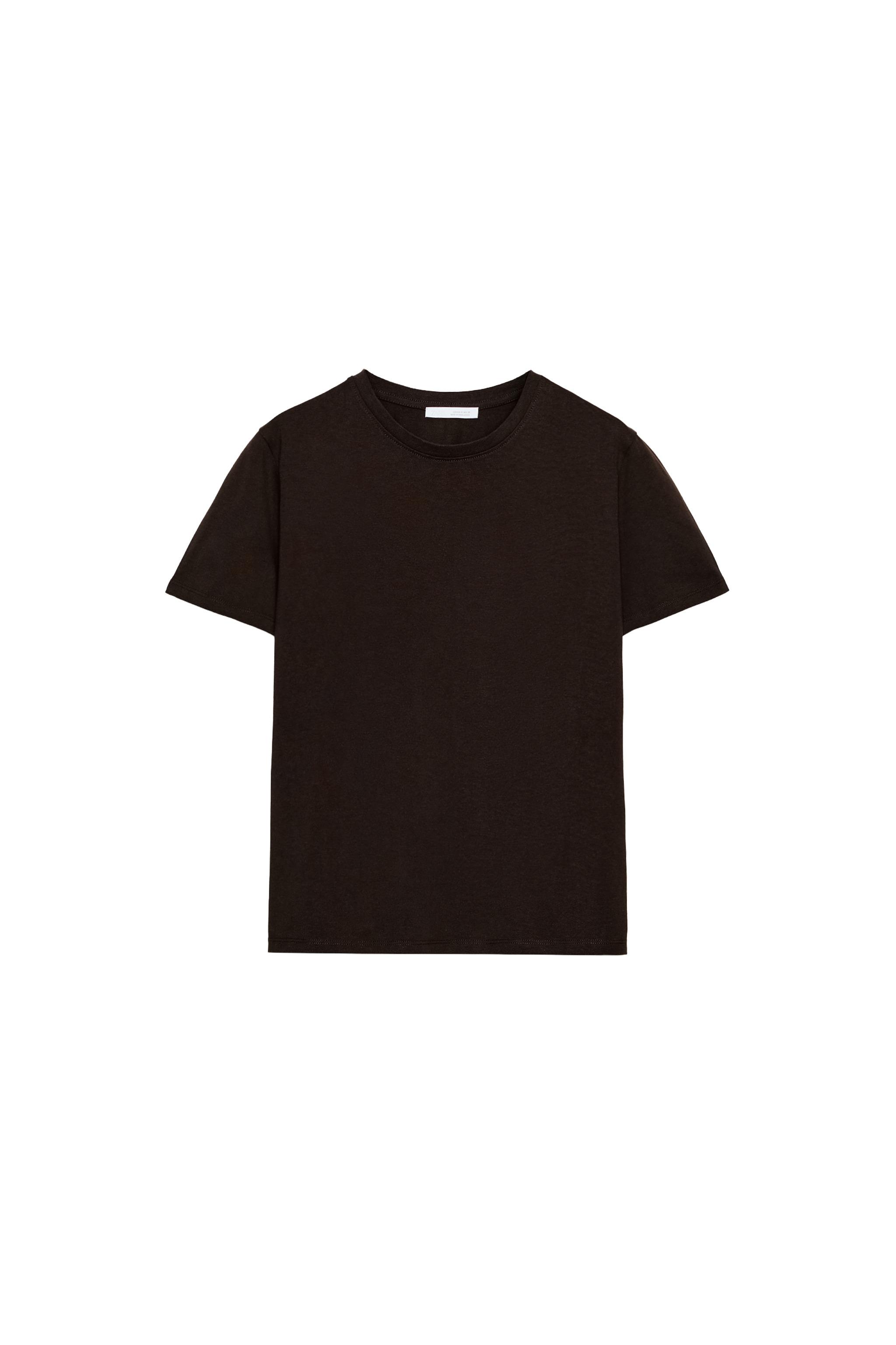 ラスティックコットンTシャツ - ホワイト | ZARA Japan / 日本
