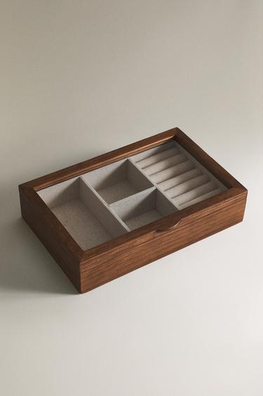 BOÎTE À BIJOUX BOIS - Marron de Zara - Image 1