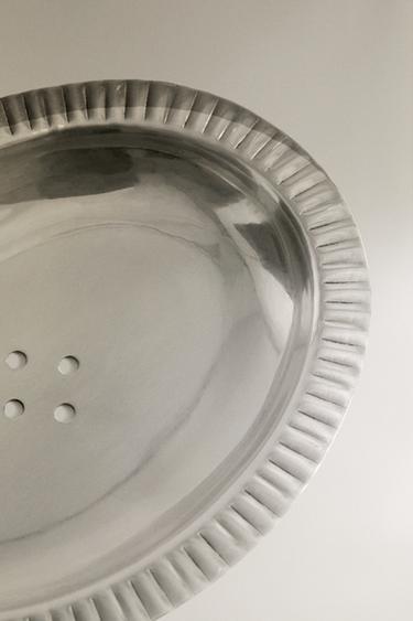 PORTE-SAVON SALLE DE BAIN MÉTAL ONDULÉ - Argent de Zara - Image 2