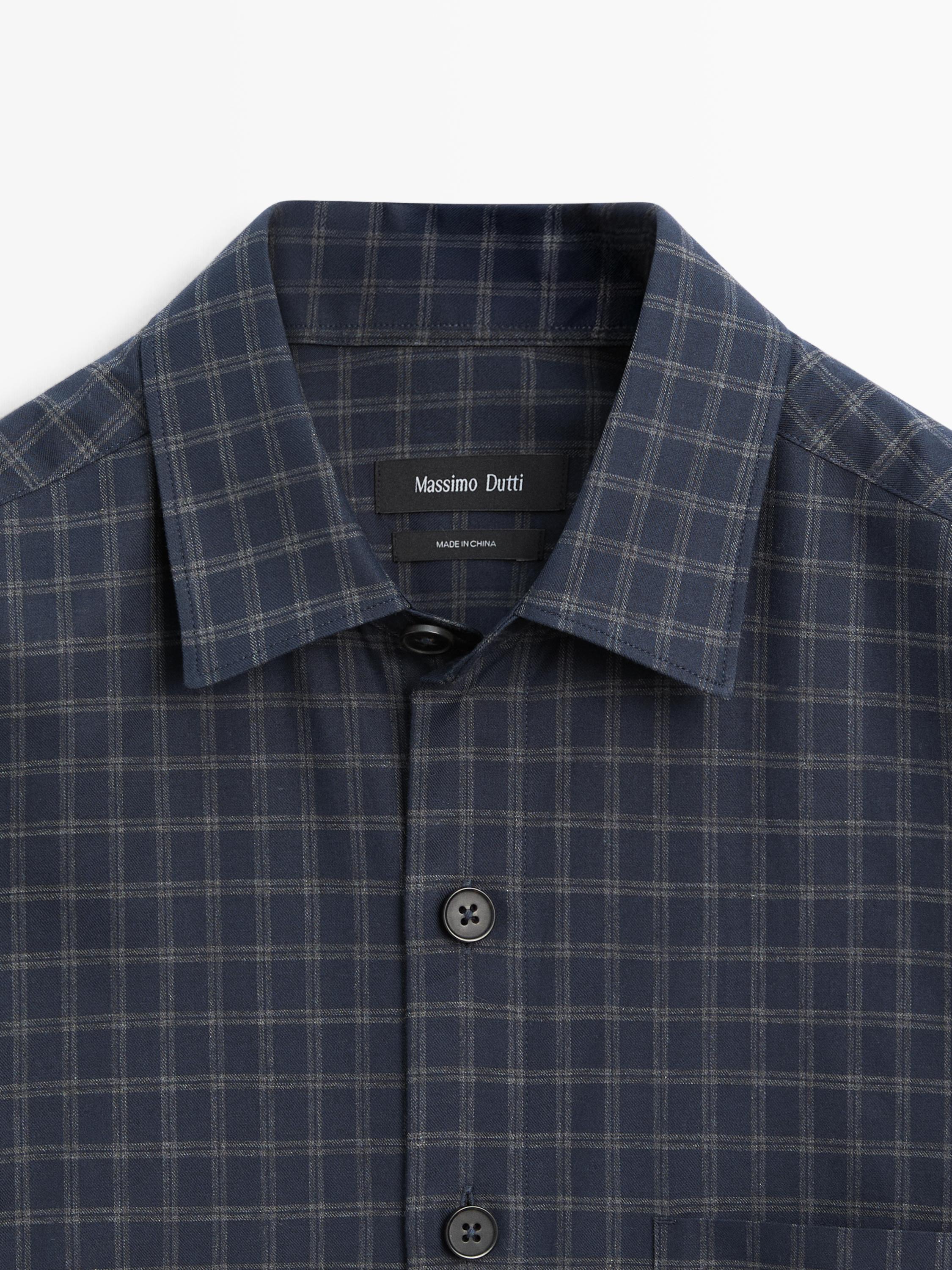 Chemise à carreaux relaxed fit