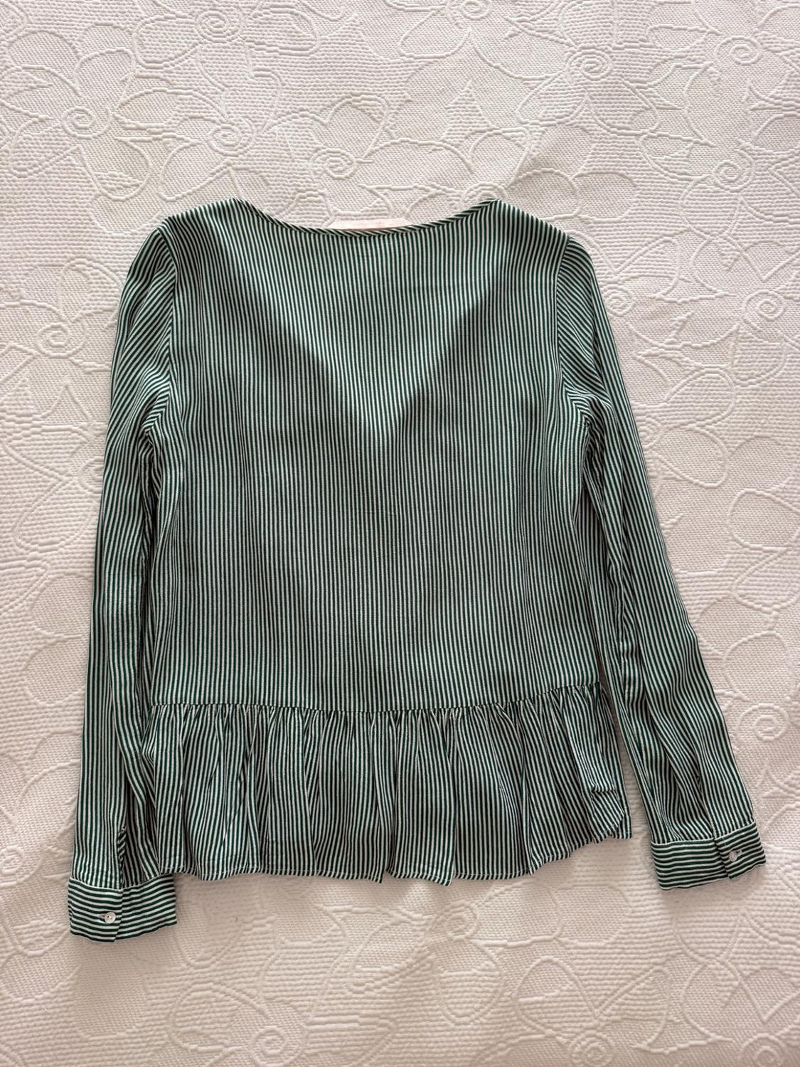 RUFFLED V-NECK TOP - Image 5