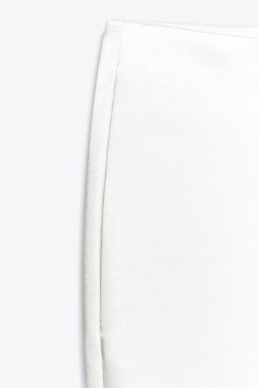 ZW COLLECTION SATIN TROUSERS - White by Zara - Image 6
